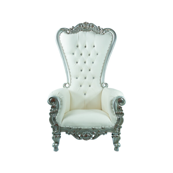 Shell Back Silver & White