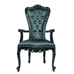 Small Throne Chair Black