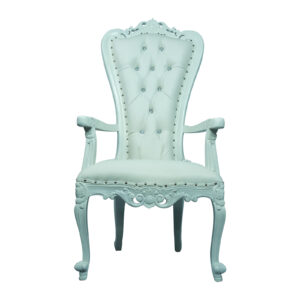 Small Throne Chair White