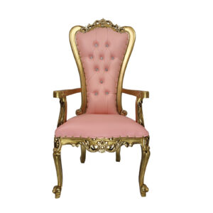 Small Throne Pink & Gold